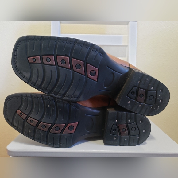 Cowgirl Boots Leather Made in Mexico Size 7 Brown Color - Picture 9 of 13